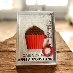 dELiA’s Red Cupcake Apple AirPods 1 and 2 Case Cover